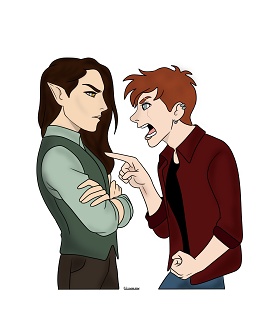 Robin And Jiang Arguing By AJ Knight